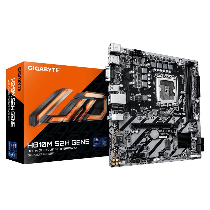 Bundle Placa video GIGABYTE H810M S2H GEN5 Retail 128 GB DDR5 N/A + Retail