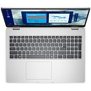 Laptop Dell Pro 16 PC16250, 16 inch 1920 x 1200 Touchscreen, Intel Core Ultra 7 265U (12 C / 14 T, 2.1 GHz - 5.3 GHz, 12 MB cache, 15 W), 32 GB DDR5, 1 TB SSD, Intel Graphics, Windows 11 Pro, Tastatura US, Gri