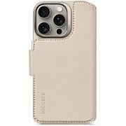 Decoded Leather Detachable Wallet - skórzana obudowa ochronna do iPhone 16 Pro kompatybilna z MagSafe (clay)