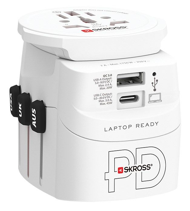 Adapter SKROSS Pro Light USB AC45PD white