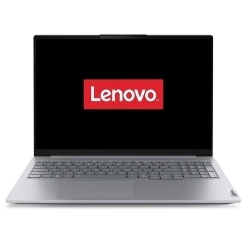 Laptop Lenovo ThinkBook 16 G8 IAL 21SK00FQRI, 16 inch 1920 x 1200, Intel Core Ultra 5 135H (14 C / 18 T, 2.3 GHz - 4.6 GHz, 18 MB cache, 55 W), 16 GB DDR5, 512 GB SSD, Intel Graphics, Fara sistem de operare, Tastatura English (EU), Arctic Grey