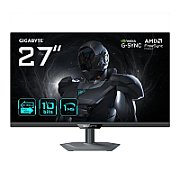Monitor Gaming Gigabyte G27UP, 27 , Dual Mode UHD (3840x2160), 160Hz, FHD (1920x1080), 320Hz, IPS, 1ms GtG, HDR10, Flicker-Free, G-Sync Compatible, Night Vision, Low Blue Light, AMD FreeSync Premium, Smart OD, 2xHDMI 2.1, DP 1.4, USB Type-C, Pivot, Negru