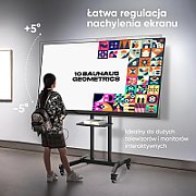 Stojak mobilny do monitorów interaktywnych ViewSonic VB-STND-009 55–105”