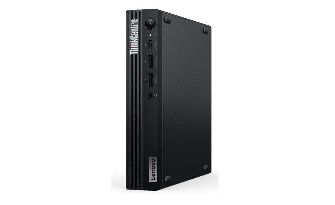 Desktop PC Lenovo ThinkCentre M75q Gen 5 Tiny (1L), AMD Ryzen 5 8500GE (6 C / 12 T, 3.40 GHz - 5.0 GHz, 16 MB cache, 35 W), 16 GB DDR5, 512 GB SSD, Fara unitate optica integrata, AMD Radeon 740M Partajata, 65 W, Fara sistem de operare