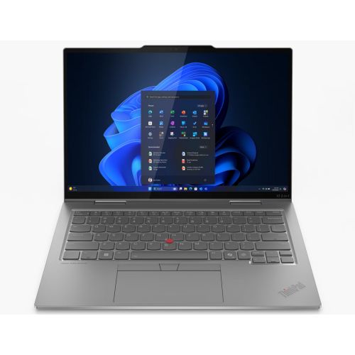 Laptop Lenovo ThinkPad X1 2-in-1 Gen 10 Aura Edition 21Q0006GHV, 14 inch 2880 x 1800 Touchscreen, Intel Core ultra 7 255U (12 C / 14 T, 1.8 GHz - 4.8 GHz, 12 MB cache, 15 W), 32 GB LPDDR5x, 1 TB SSD, Intel Intel Arc Graphics, Windows 11 Pro, Tastatura US, Gri