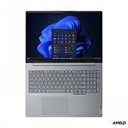 Laptop Lenovo ThinkBook 16 G7 ARP 21MW007NRM, 16 inch 1920 x 1200, AMD Ryzen 7 7735HS (8 C / 16 T, 3.2 GHz - 4.75 GHz, N/A cache, 35 W), 16 GB DDR5, 512 GB SSD, AMD 680M, Fara sistem de operare, Tastatura English, Arctic Grey