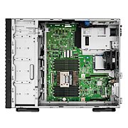 Server HPE ProLiant ML110 Gen11, Tower, Intel Xeon Silver 4510 (12 C / 24 T, 2.40 GHz - 4.10 GHz, 30 MB cache, 150 W), 128 GB DDR5 ECC, 2 x 480 GB SSD, Fara, 8 x SFF, HPE MR408i-o Gen11, Fara, 2 x 1000 W