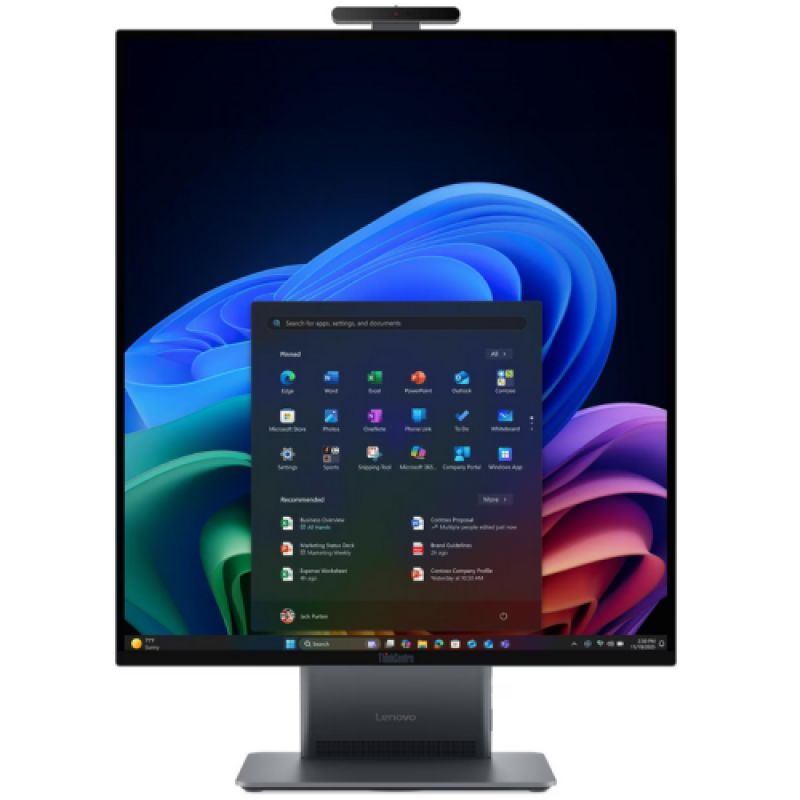 All-In-One Lenovo ThinkCentre X ThinkCentre X AIO, 27 inch 2560 x 1440, Intel Core Ultra 5 325 (8 C / 8 T, N/A - 4.5 GHz, 12 MB cache, N/A), 16 GB LPDDR5X, 1 TB SSD, Intel Intel Graphics 0 GB, Windows 11 Pro, Luna Grey