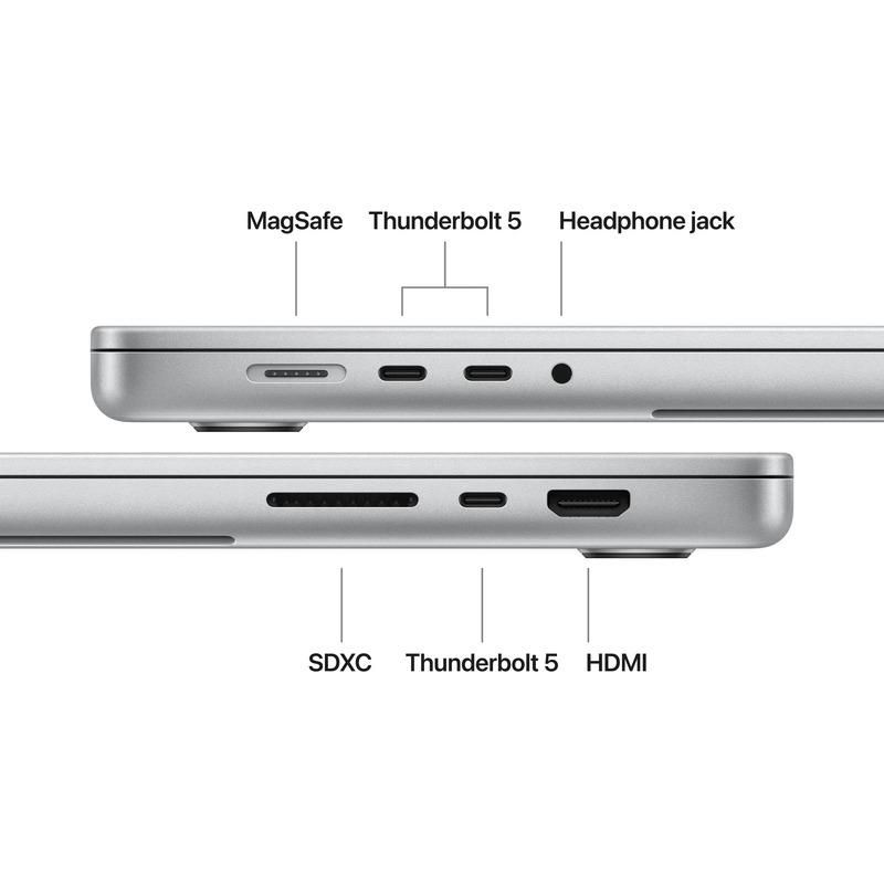 Laptop Apple MacBook Pro 16 16 with Liquid Retina (2026), 16.2 inch 3456 x 2234, Apple M5 Max 18-core (18 C / 18 T, N/A - N/A, N/A cache, N/A), 128 GB LPDDR5X, 4 TB SSD, Apple 40-core GPU, macOS, Tastatura English, Silver