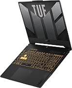 Laptop ASUS TUF Gaming FX610JH-TU026N, 16 inch FHD+, Intel Core i5 14450HX (10 C / 16 T, 2.4 GHz - 4.8 GHz, 20 MB cache, 55 W), 16 GB DDR5, 512 GB SSD, nVidia GeForce RTX 5050, Fara sistem de operare, Tastatura English US, Off Black