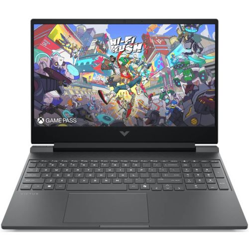 Laptop HP Victus 15-fa3004nn, 15.6 inch 1920 x 1080, Intel Core i7 210H (10 C / 16 T, 2.5 GHz - 5.2 GHz, 24 MB cache, N/A), 16 GB DDR4, 1 TB SSD, nVidia GeForce RTX 3050, Free DOS, Tastatura US, Gri inchis