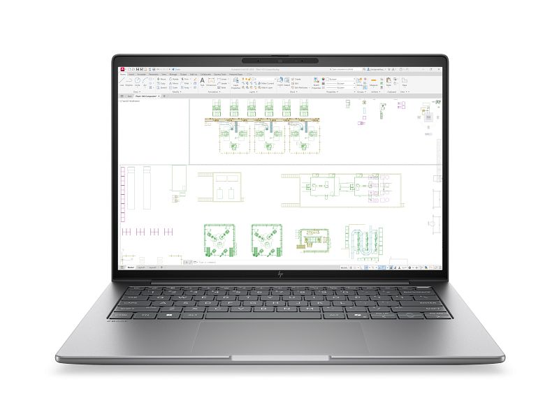 Laptop HP ZBook 8 G2i DT3F1ET, 14 inch 1920 x 1200, Intel Core Ultra 7 356H (16 C / 22 T, 1.4 GHz - 4.8 GHz, 24 MB cache, 28 W), 24 GB LPDDR5X, 1 TB SSD, Nvidia Nvidia RTX PRO 500, Windows 11 Pro, Tastatura US, Argintiu