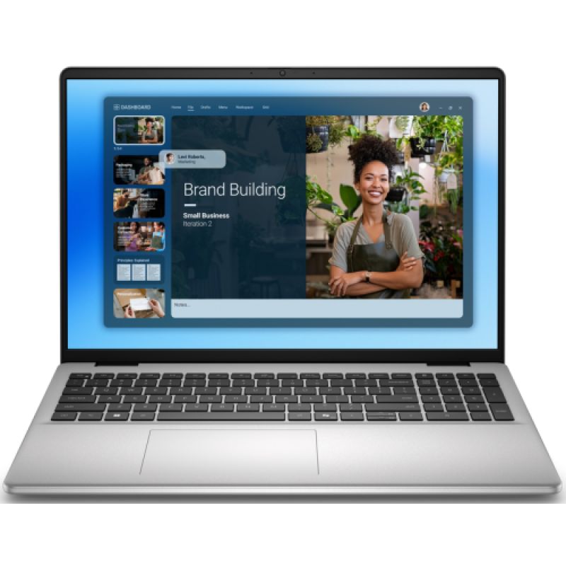 Laptop Dell DC16251 DC16251_RPLU-R_007.S, 16.0 inch 1920 x 1200, Intel Core 7 150U (10 C / 12 T, 1.8 GHz - 5.4 GHz, 12 MB Intel Smart Cache cache, 15 W), 32 GB DDR5, 1 TB SSD, Intel Intel Graphics, Windows 11 Pro, Tastatura English International, Platinum Silver