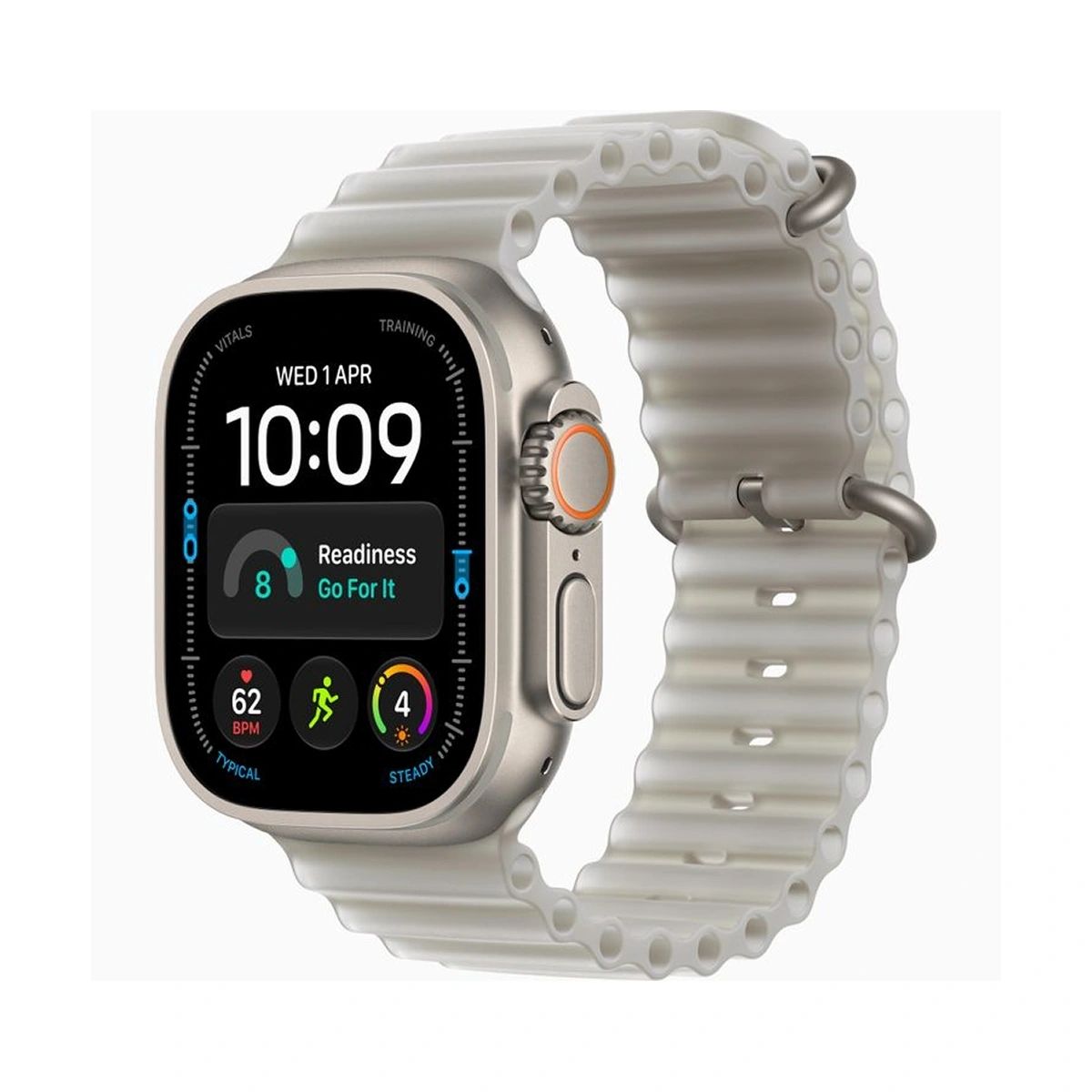 Apple Watch Ultra 4 (2026) natural titanium 49mm 5G translucent grey ocean band