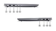 Laptop Lenovo ThinkBook 14 G8 IAL 21SJ00PMRI, 14.0 inch WUXGA, Intel Core Ultra 9 185H (16 C / 22 T, 2.3 GHz - 5.1 GHz, 24 MB Intel Smart Cache cache, 45 W), 16 GB DDR5, 512 GB SSD, Intel Intel Arc Graphics, Free DOS, Tastatura US, Gri