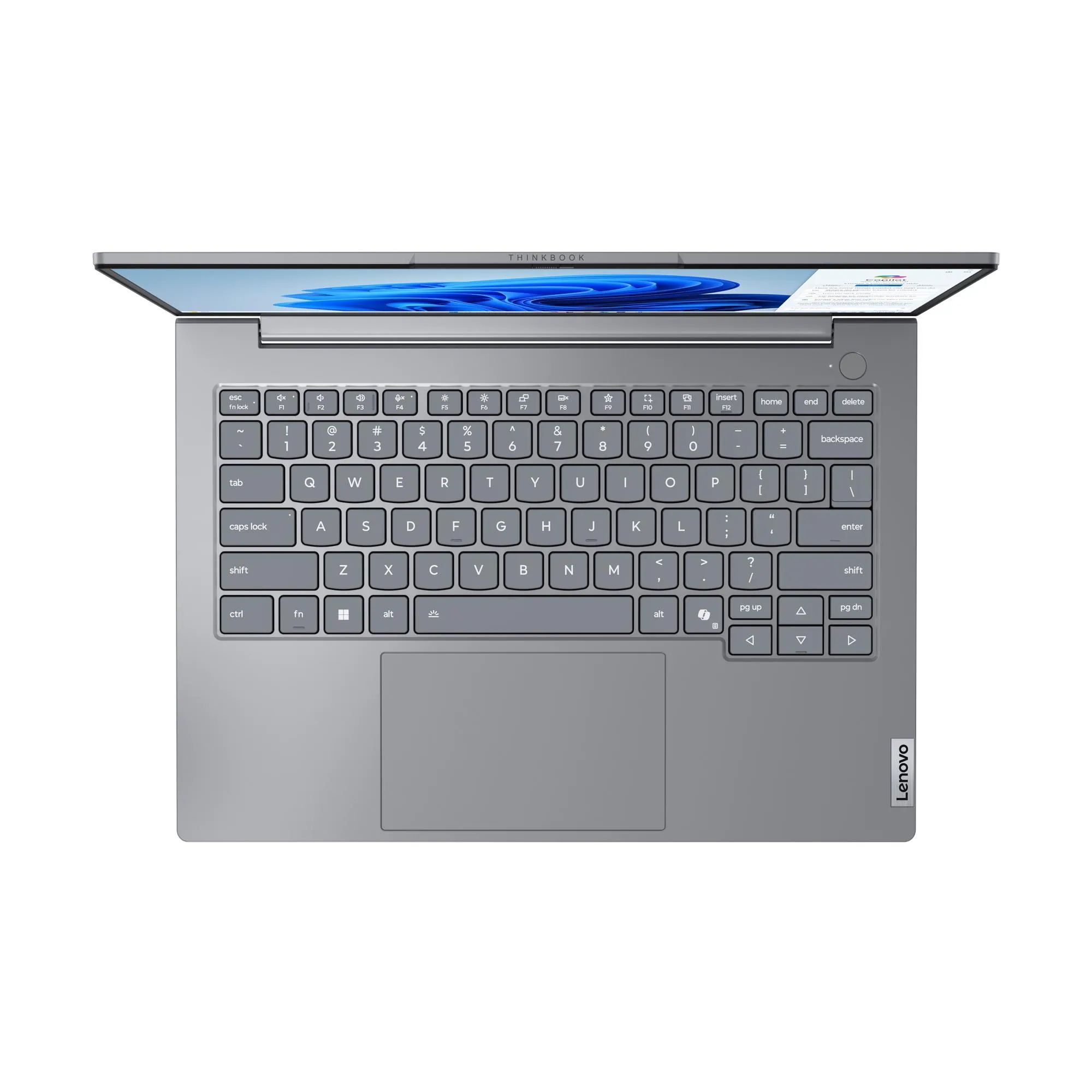 Laptop Lenovo ThinkBook 16 G8 IAL 21SK00RPRI, 16 inch 1920 x 1200, Intel Core Ultra 5 135H (14 C / 18 T, 1.7 GHz - 4.6 GHz, 18 MB Intel Smart Cache cache, 28 W), 16 GB DDR5, 1 TB SSD, Intel Intel Arc Graphics, Free DOS, Tastatura US, Arctic Grey