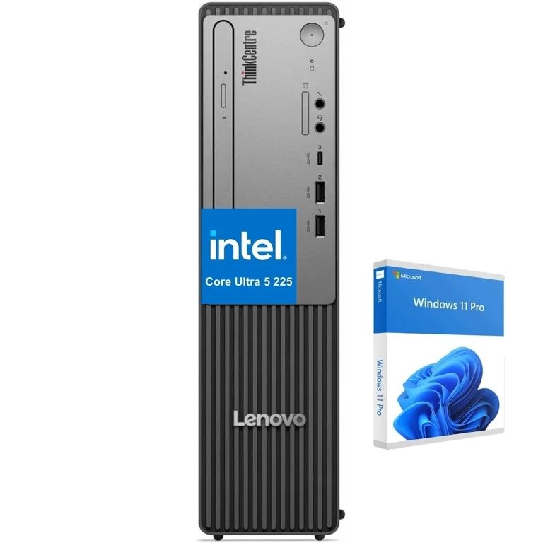 Desktop PC Lenovo ThinkCentre neo 50s Gen 6 SFF, Intel Core Ultra 5 225 (10 C / 10 T, Nespecificat - 4.9 GHz, 20 MB cache, 65 W), 16 GB DDR5, 512 GB Tip SSD: M.2 2280 PCIe 4.0x4 NVMe, Fara unitate optica, Intel Intel Graphics Partajata, 200 W, Free DOS