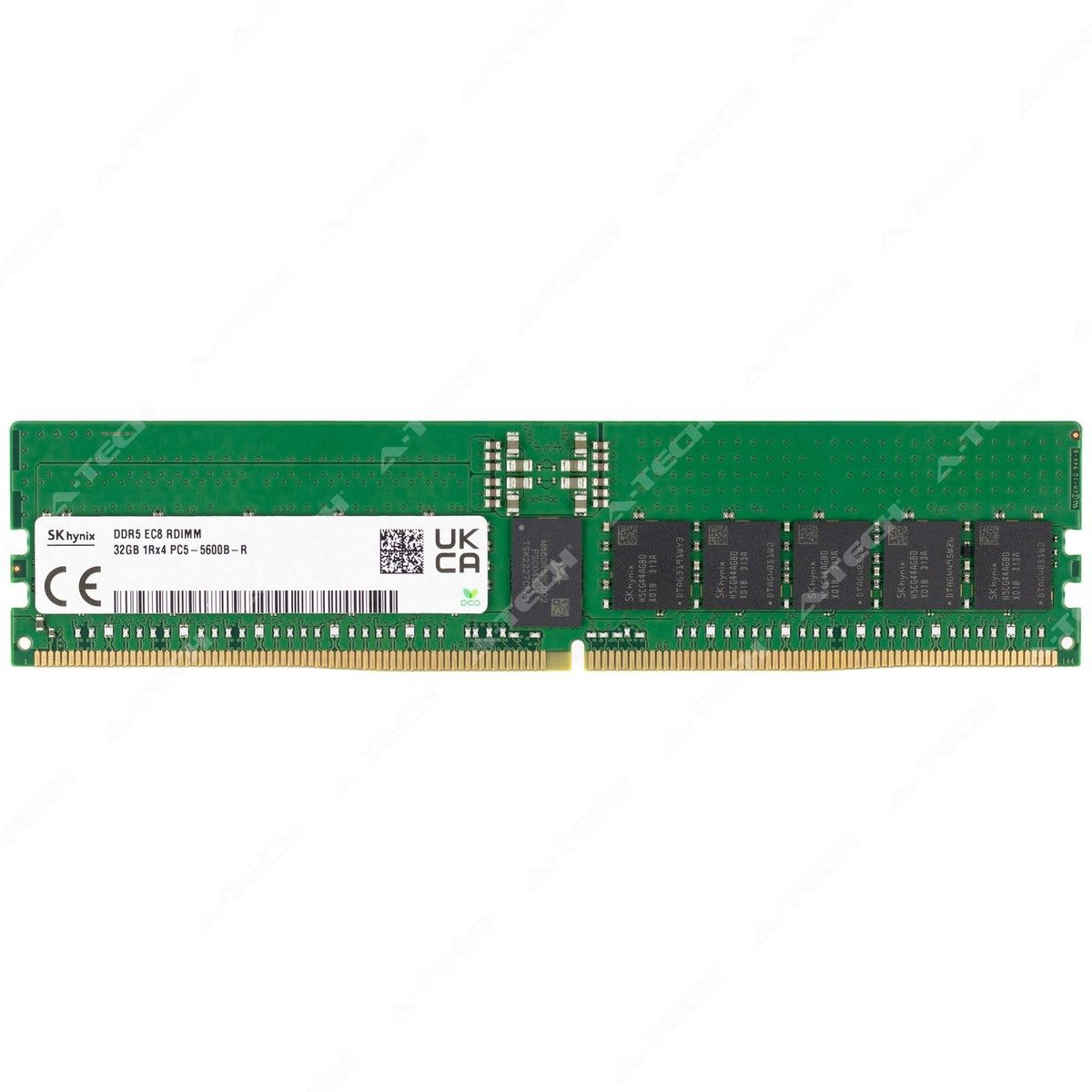 Memory RAM 1x 32GB Hynix ECC REGISTERED DDR5 2Rx8 6400MHz PC5-51200 RDIMM | HMCG88CHBRA404N