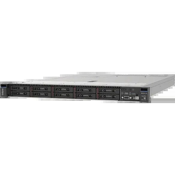 Server Lenovo ThinkSystem SR630 V3, Rack 1U, Intel Xeon Silver 4510 (12 C / 24 T, 2.40 GHz - 4.10 GHz, 30 MB cache, 150 W), 32 GB DDR5 ECC, 2 x 1 TB SSD, B540i-2i 2x 1 TB M.2 nVME, 10 x SFF, Fara, 2 x 1100 W