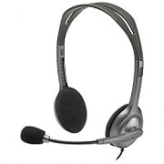 CASTI Logitech,  H111 , cu fir, standard, utilizare multimedia, call center, microfon pe brat, conectare prin Jack 3.5 mm, negru,  981-000593 , (include TV 0.8lei)